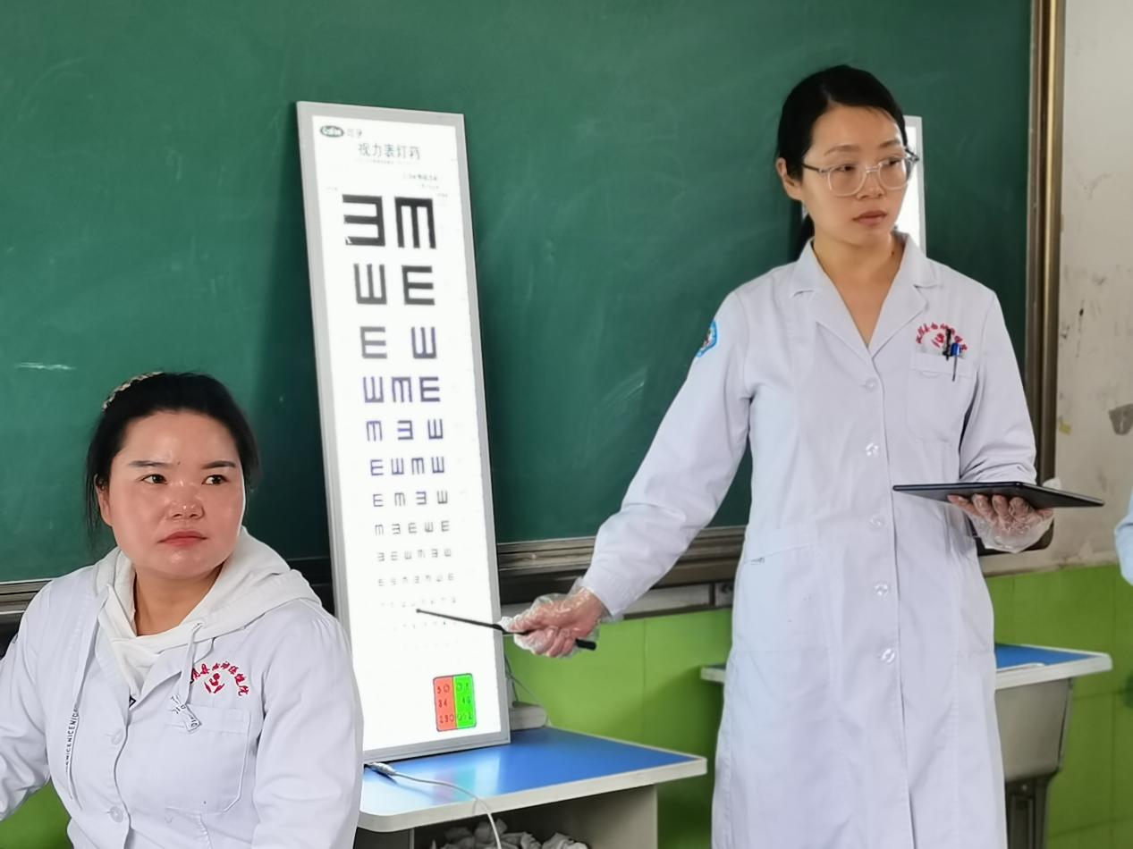 学生视力检测中