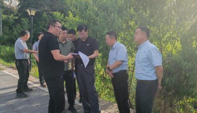 6.土地资源要素保障到位 (2)：省厅到涧池镇马鞍桥农旅项目检查用地情况