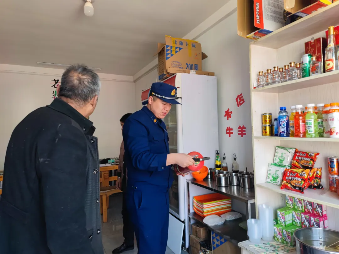 简篇-子洲大队开展清明节前消防安全检查